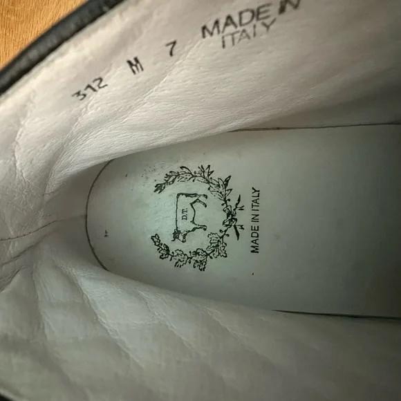 Del Toro black quilted leather chukka sneakers - Picture 3 of 12